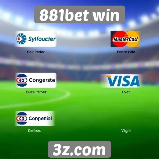 Métodos de pagamento oferecidos pelo 881bet win